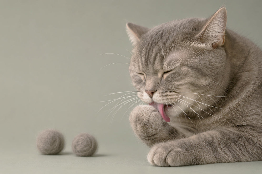 Todo sobre las bolas de pelo en gatos