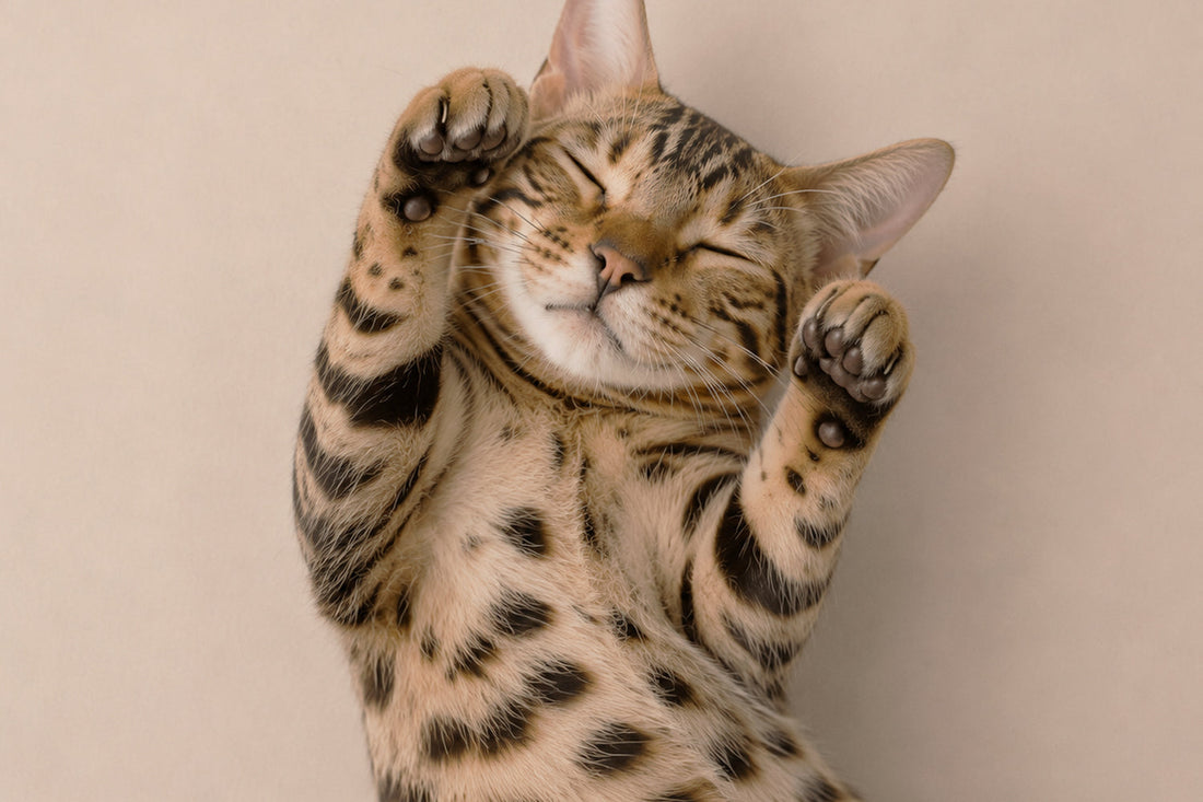 Artículo explicativo sobre el comportamiento natural de amasamiento en gatos