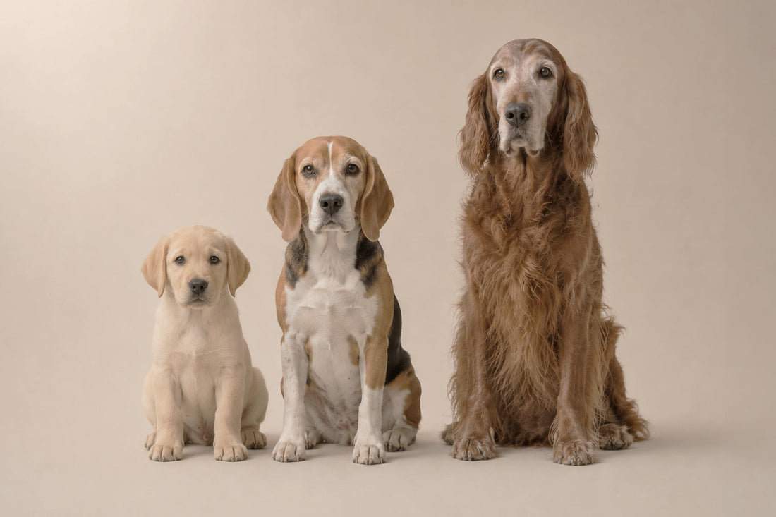 Alimento natural para perros según su edad