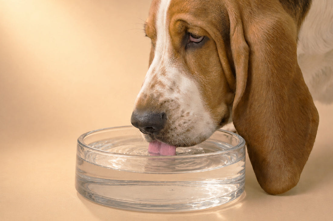 ¿Por qué mi perro mayor bebe mucha agua?