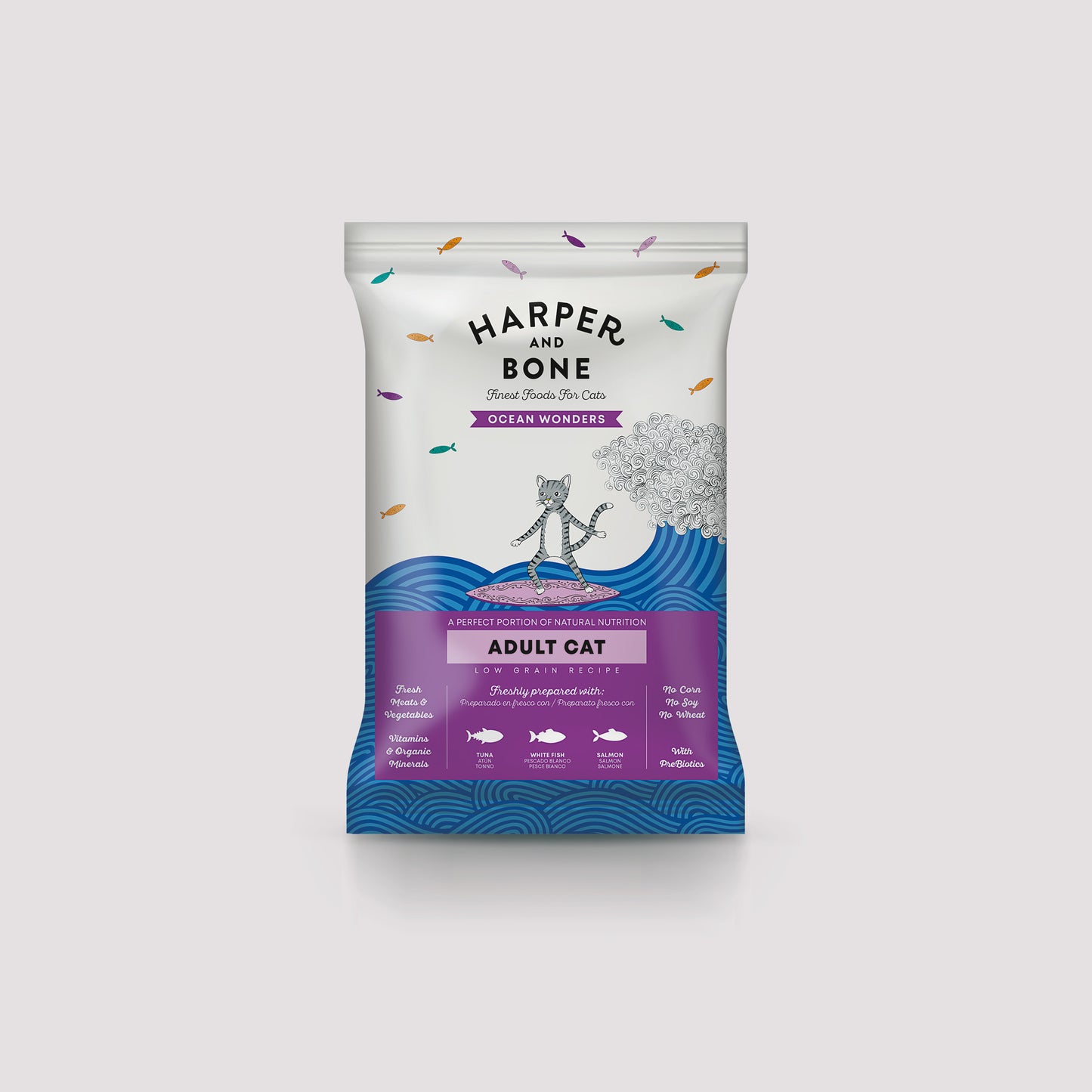 Proefmonster Adult cat - Ocean wonders 70g