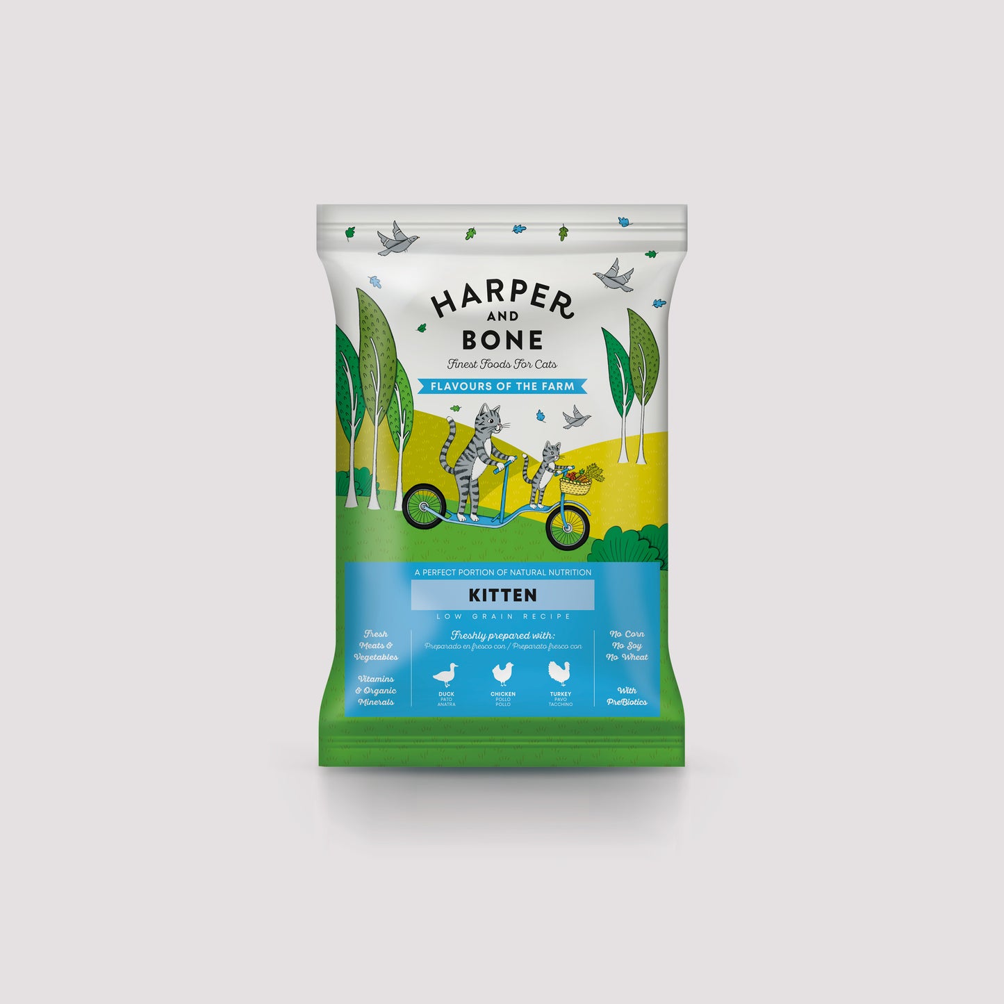 Proefmonster Kitten Flavours of the farm 70g