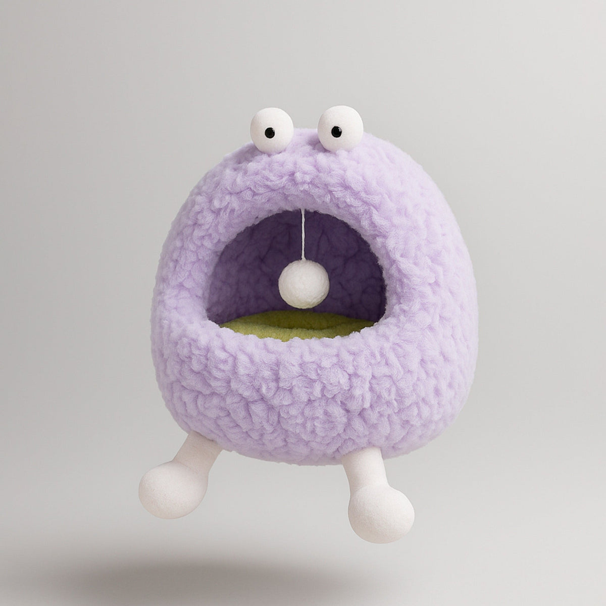 Zeze Purple Gaga Monster Haustierbett mit exklusivem und lustigem Design