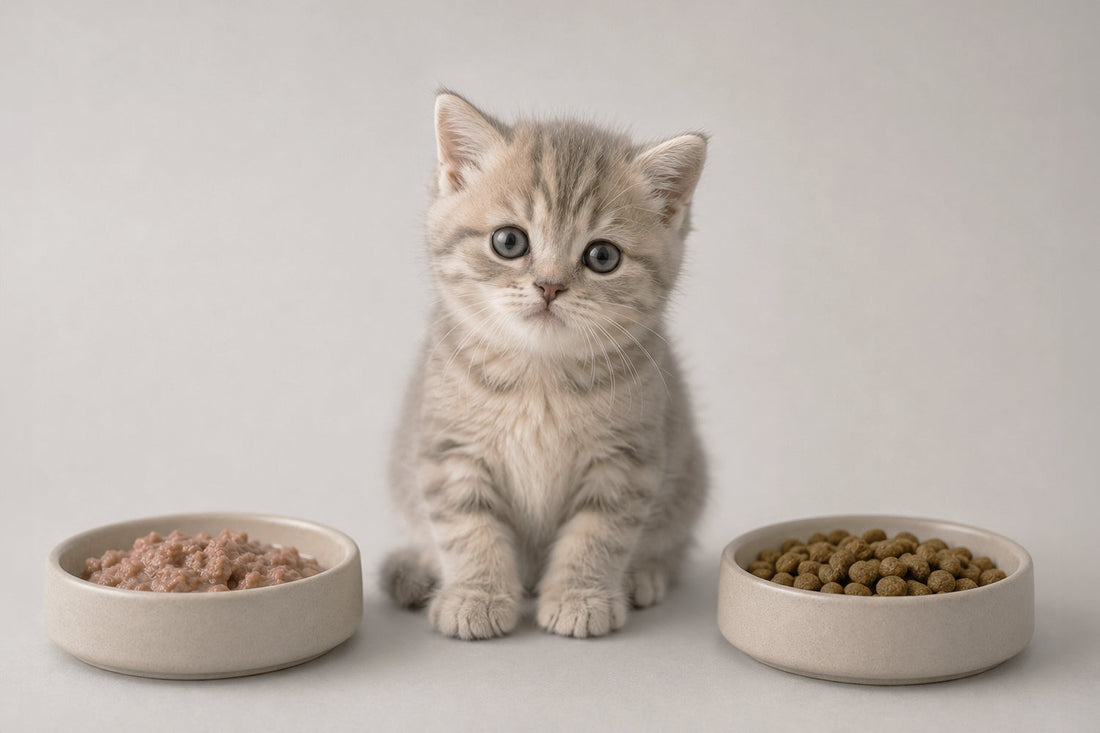 ¿Qué darle de comer a un gatito de 1 mes?