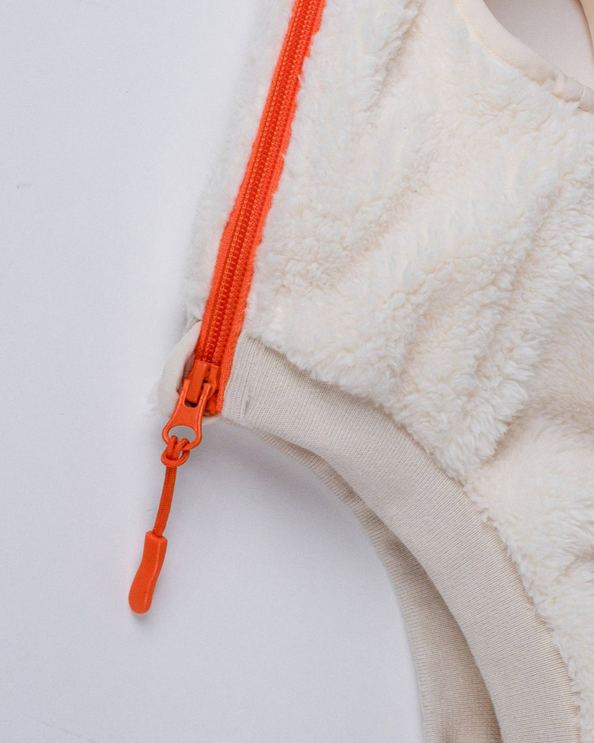 Cream Sherpa Fleece Dog Vest - Gilet