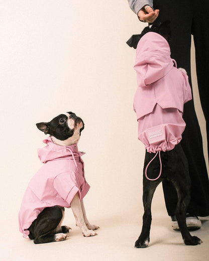 Pink Dog Raincoat - chubasquero