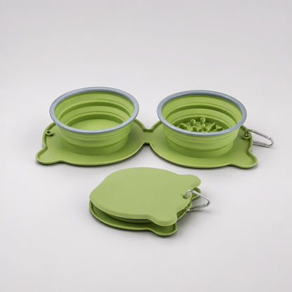 Ciotola portatile 2 in 1
