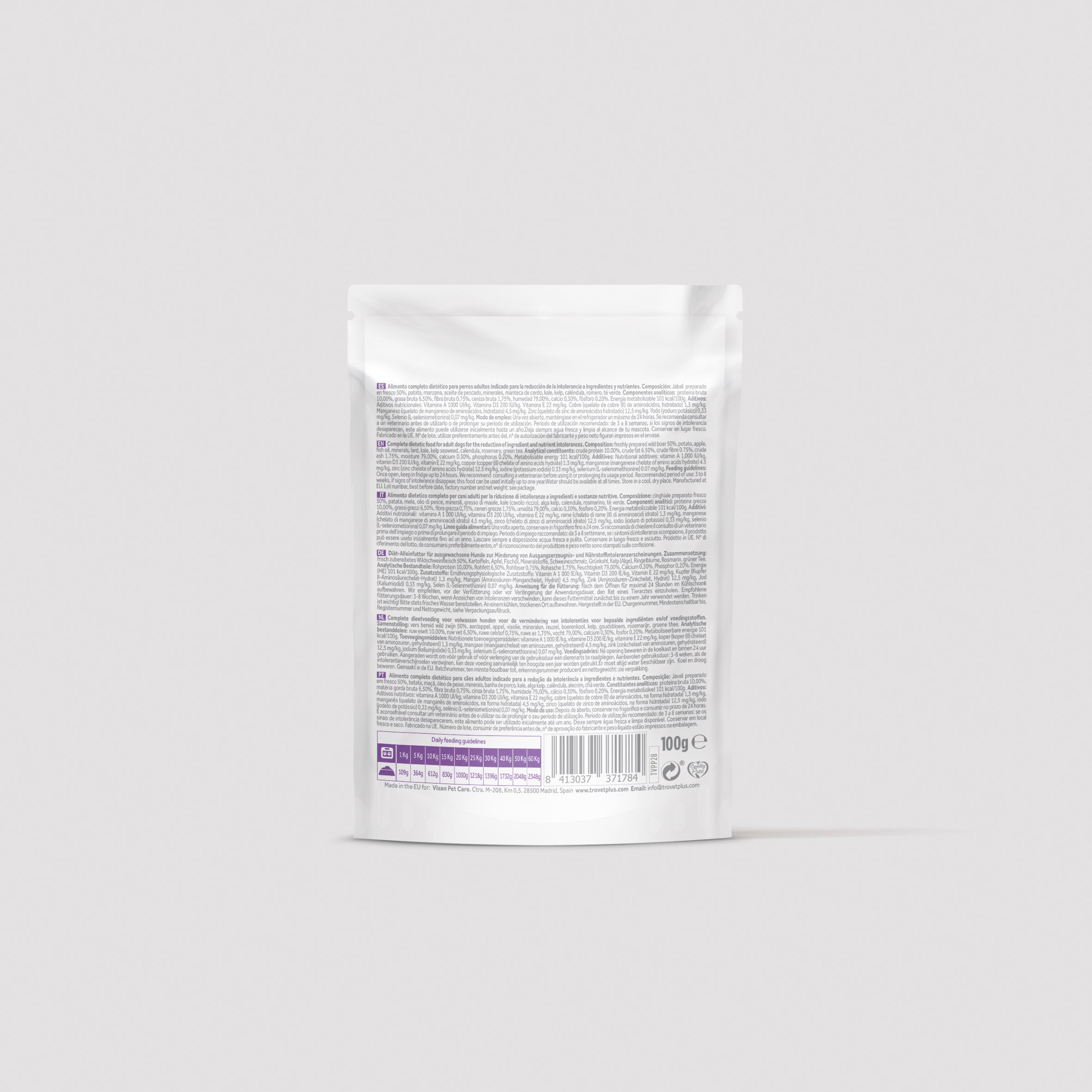 Hypoallergenic - Fresh wild boar - húmedo para perros