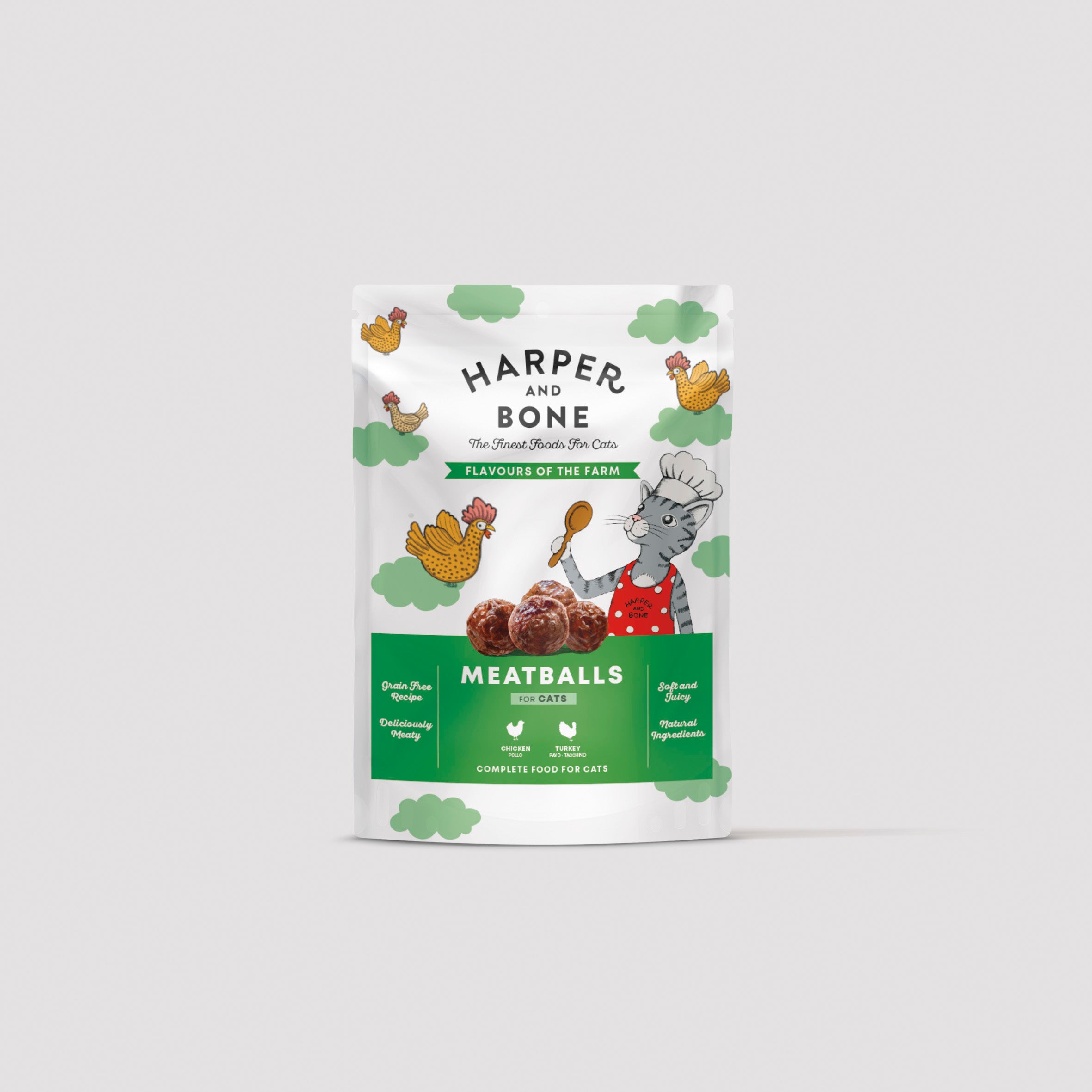 Albóndigas para gatos - Flavours of the farm