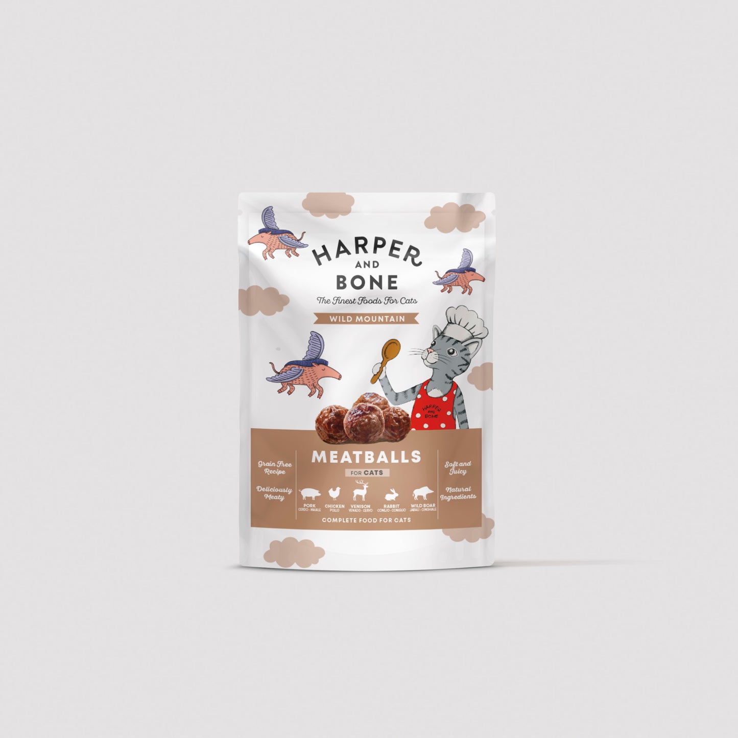 Gehaktballen voor katten - Wild mountain