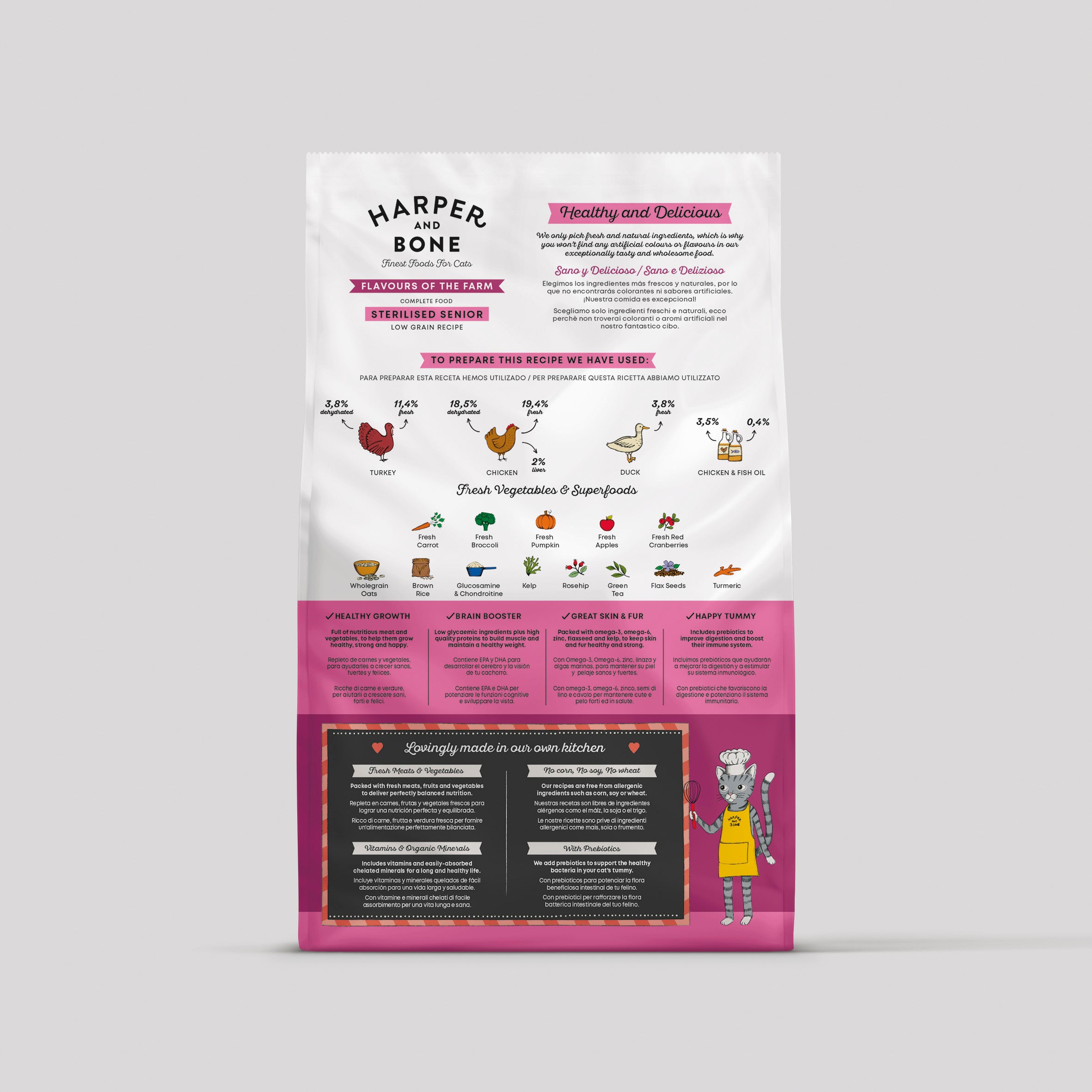 Sterilised senior - Flavours of the Farm