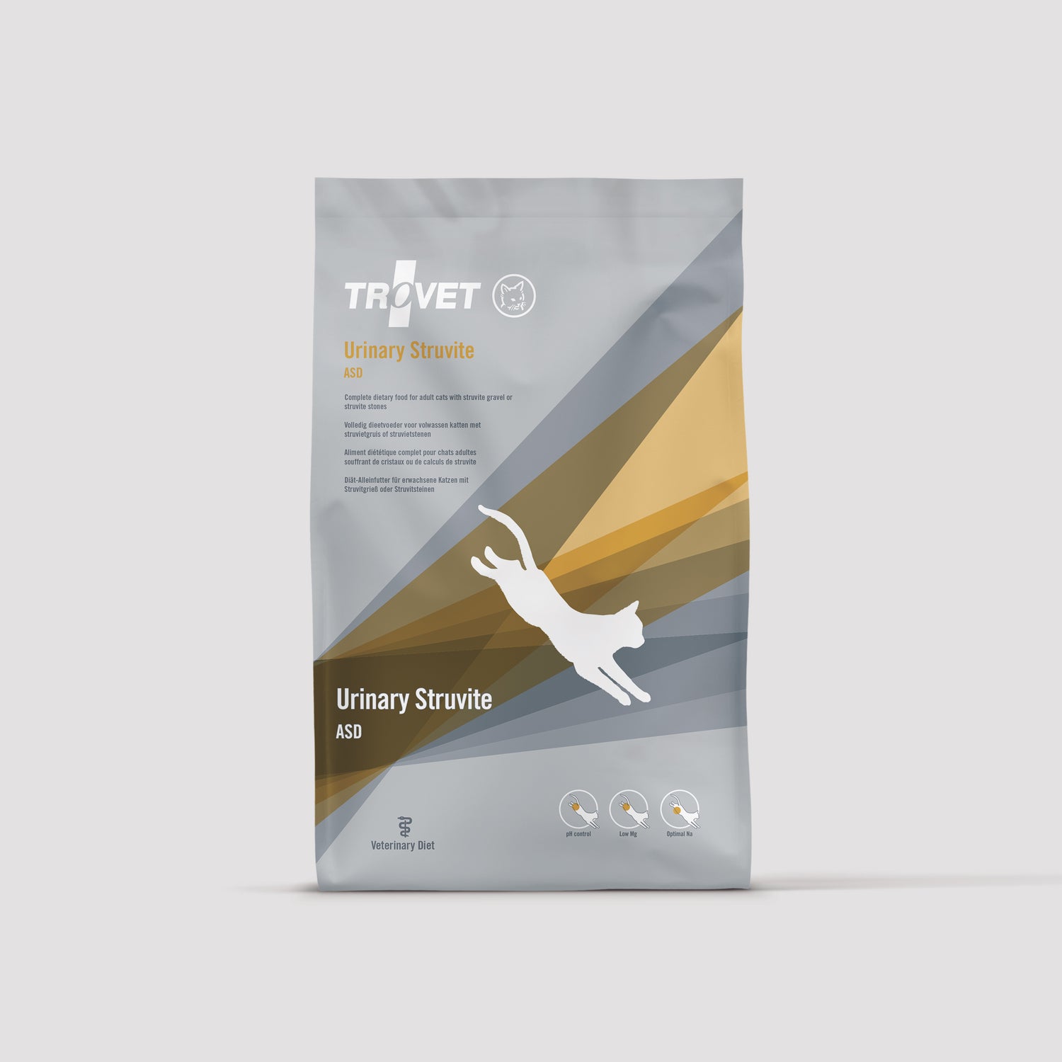 Bolsa de alimento Trovet Urinary Struvite para gatos