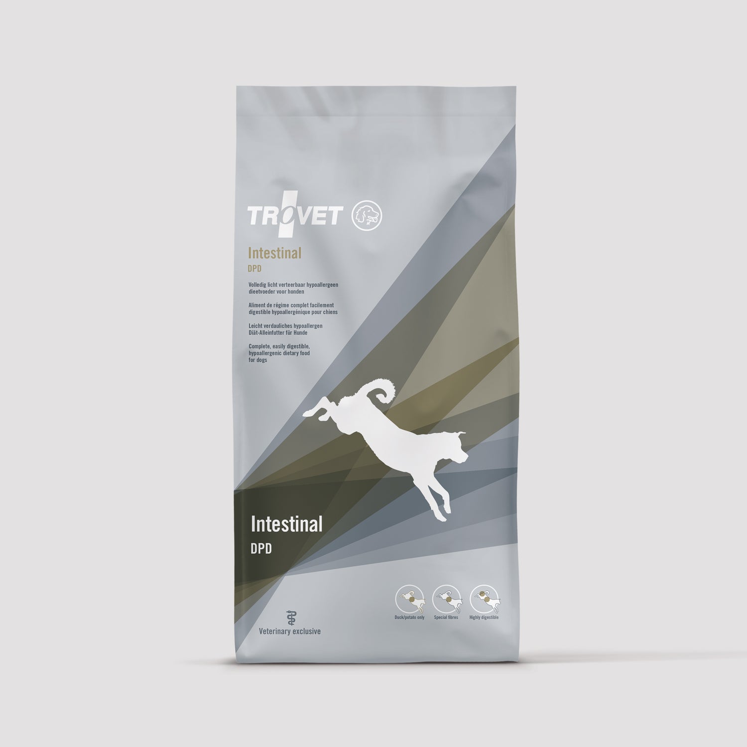Bolsa de alimento Trovet Intestinal para perros