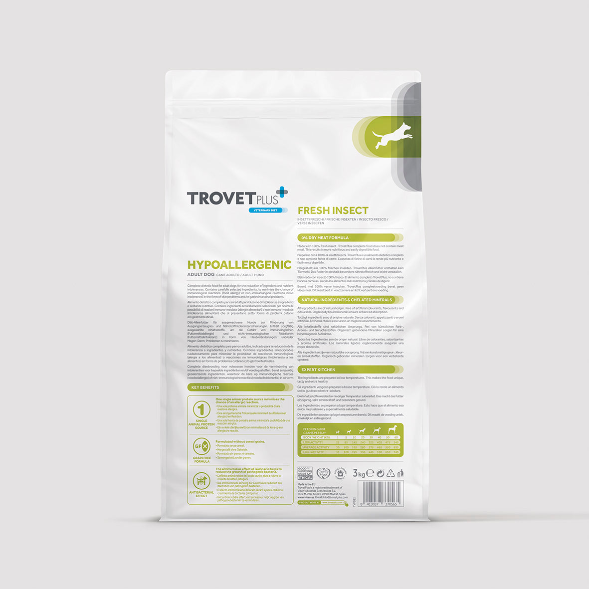 Hypoallergenic - Fresh insect - for dogs
