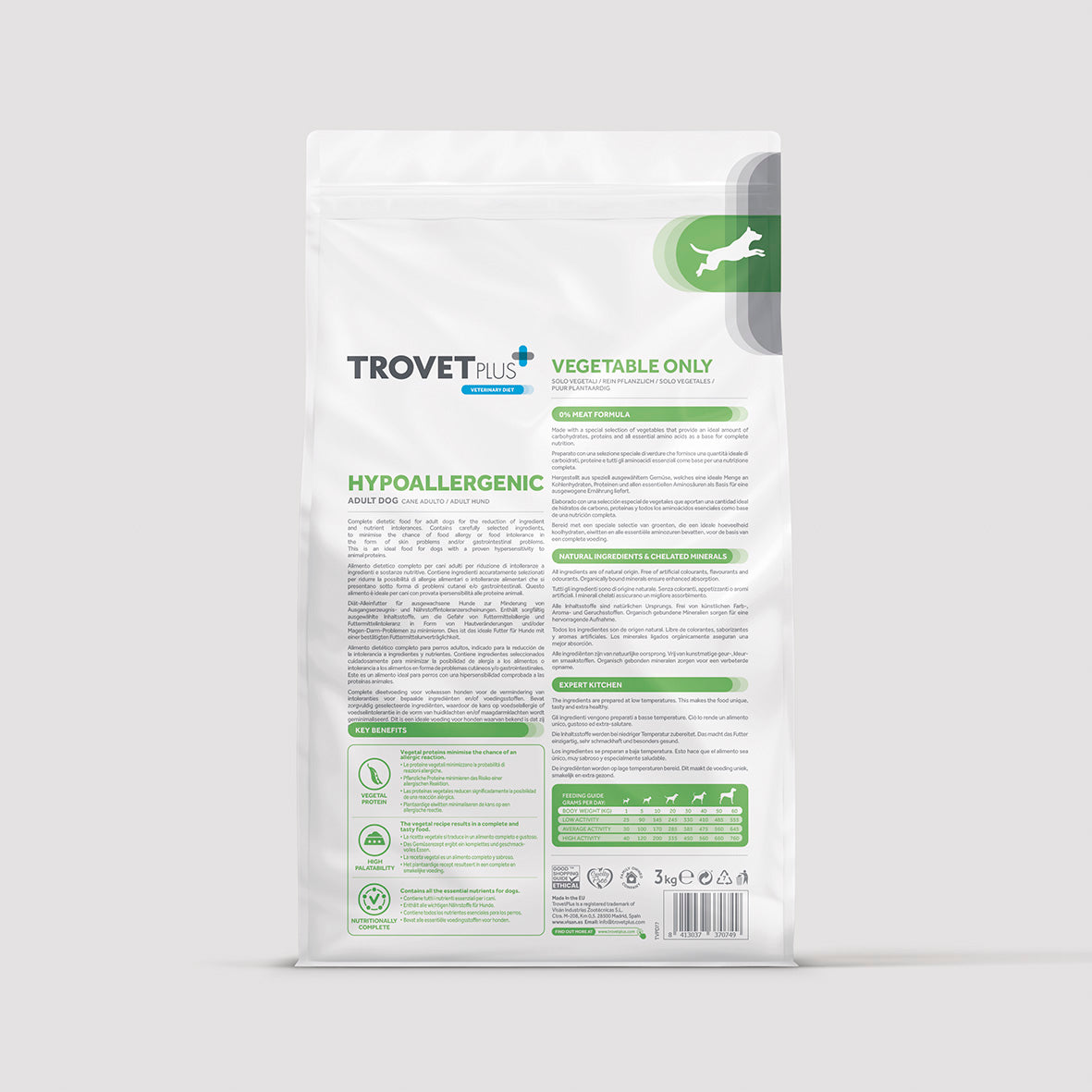 Hypoallergenic - Vegetable only - voor honden