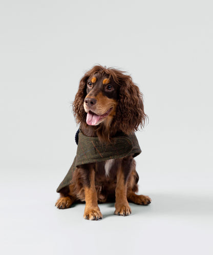 Green tweed jacket