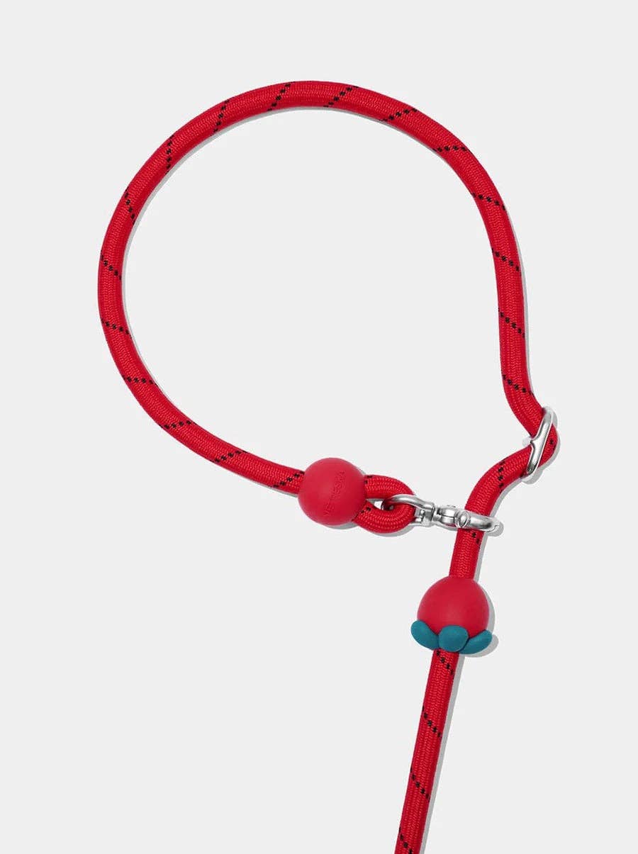 Connect Hands-Free Rope Leash Strawberry - trela