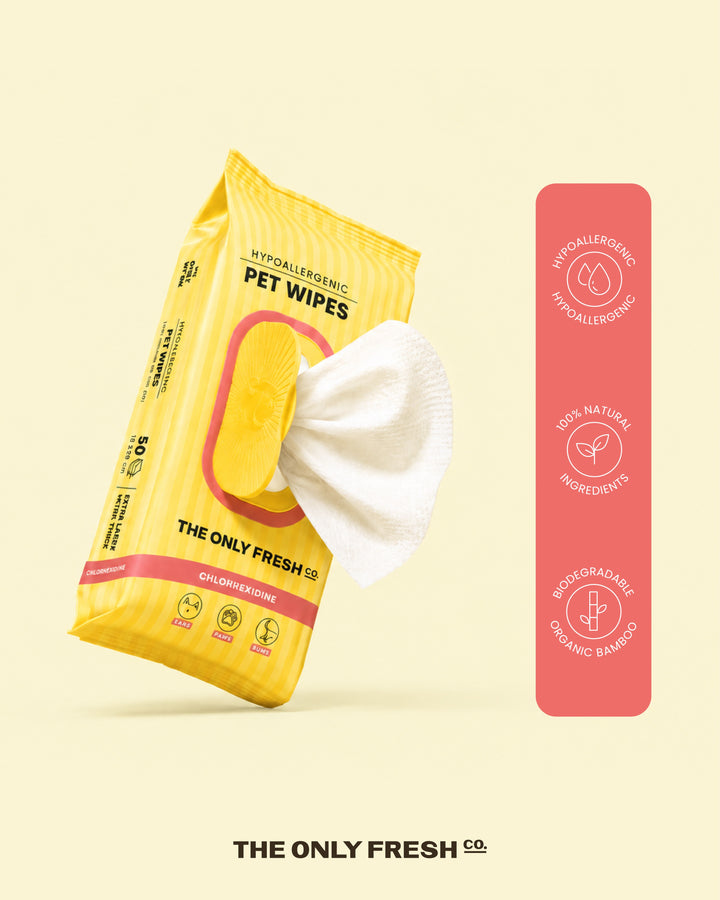 Even the smallest routine deserve better care 🌞Our Hypoallergenic Pet Wipes are made with 100% natural ingredients an...